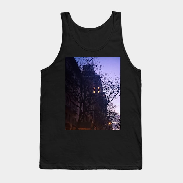 House Trees Winter, Upper West Side, Manhattan, NYC Tank Top by eleonoraingrid